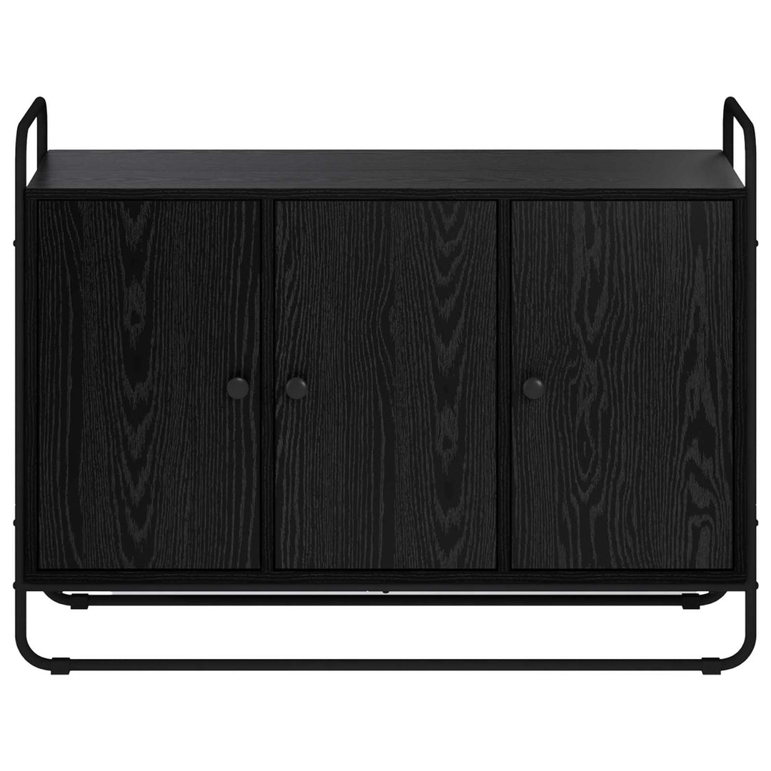 skænk Sort eg 102 x 35 x 75 cm Konstrueret træ