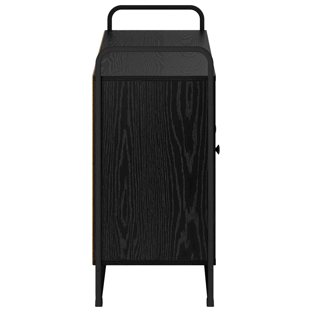 skænk Sort eg 102 x 35 x 75 cm Konstrueret træ