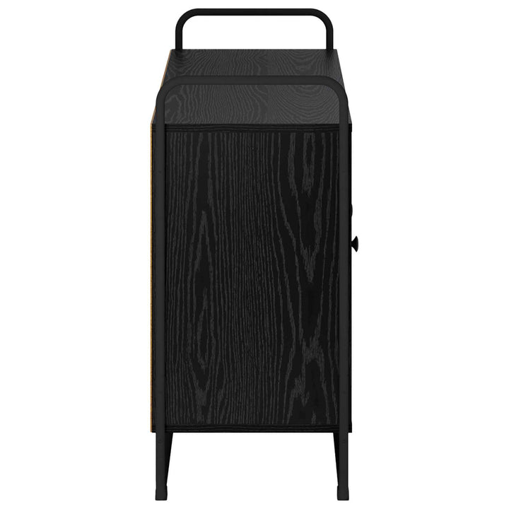 skænk Sort eg 102 x 35 x 75 cm Konstrueret træ