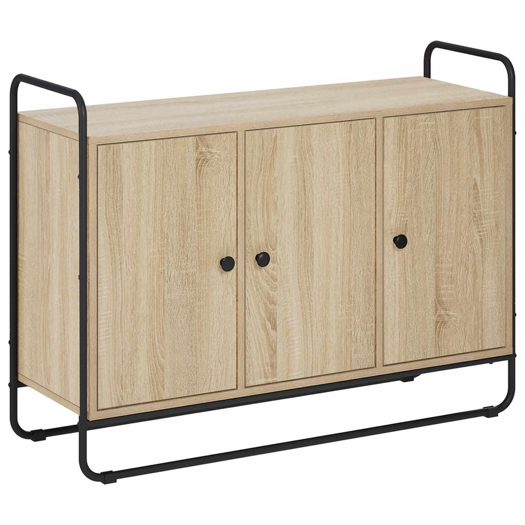skænk Sonoma-eg 102 x 35 x 75 cm Konstrueret træ