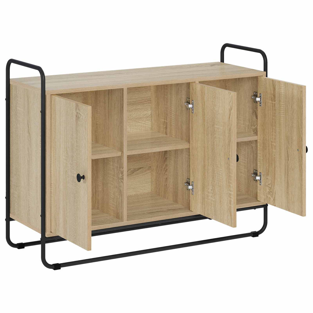 skænk Sonoma-eg 102 x 35 x 75 cm Konstrueret træ