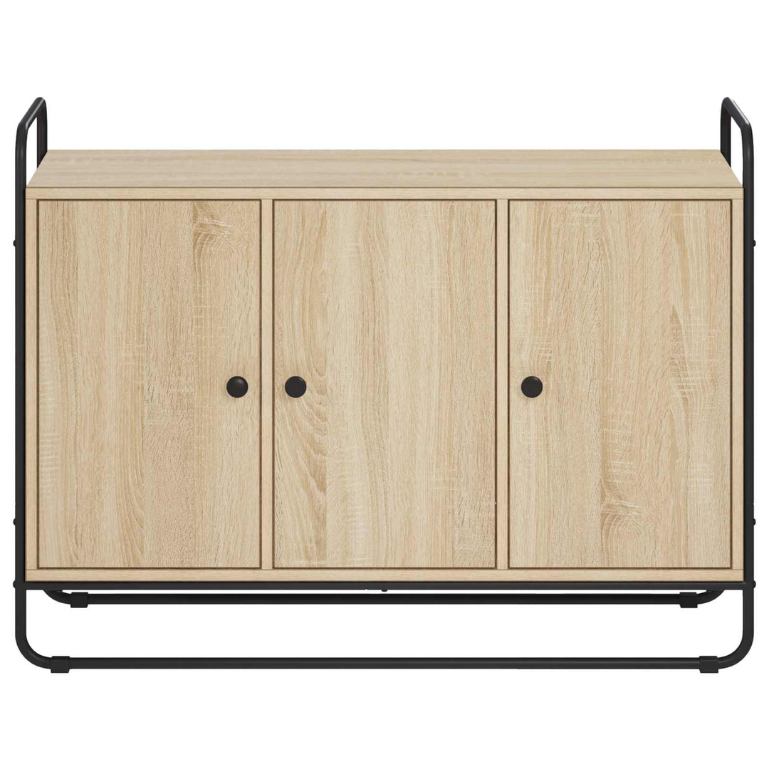 skænk Sonoma-eg 102 x 35 x 75 cm Konstrueret træ