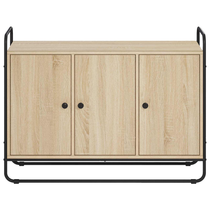 skænk Sonoma-eg 102 x 35 x 75 cm Konstrueret træ