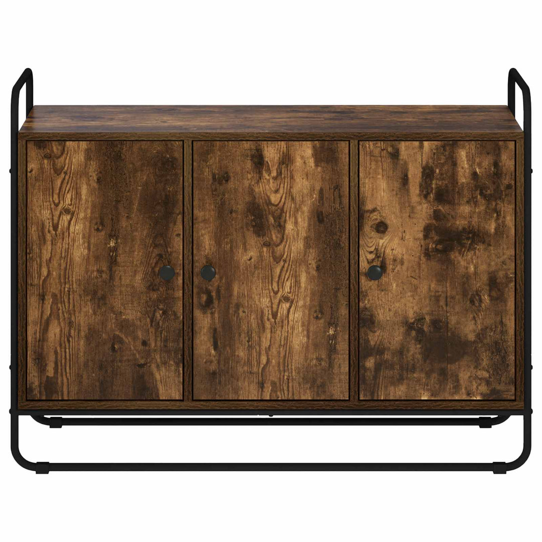 skænk Røget eg 102 x 35 x 75 cm Konstrueret træ