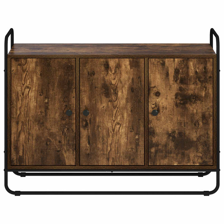 skænk Røget eg 102 x 35 x 75 cm Konstrueret træ