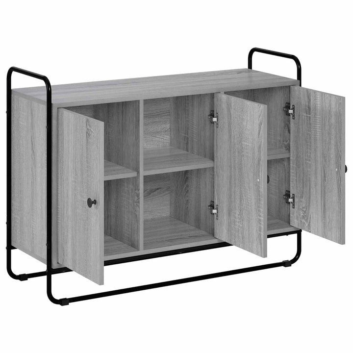 skænk Grå Sonoma 102 x 35 x 75 cm Konstrueret træ