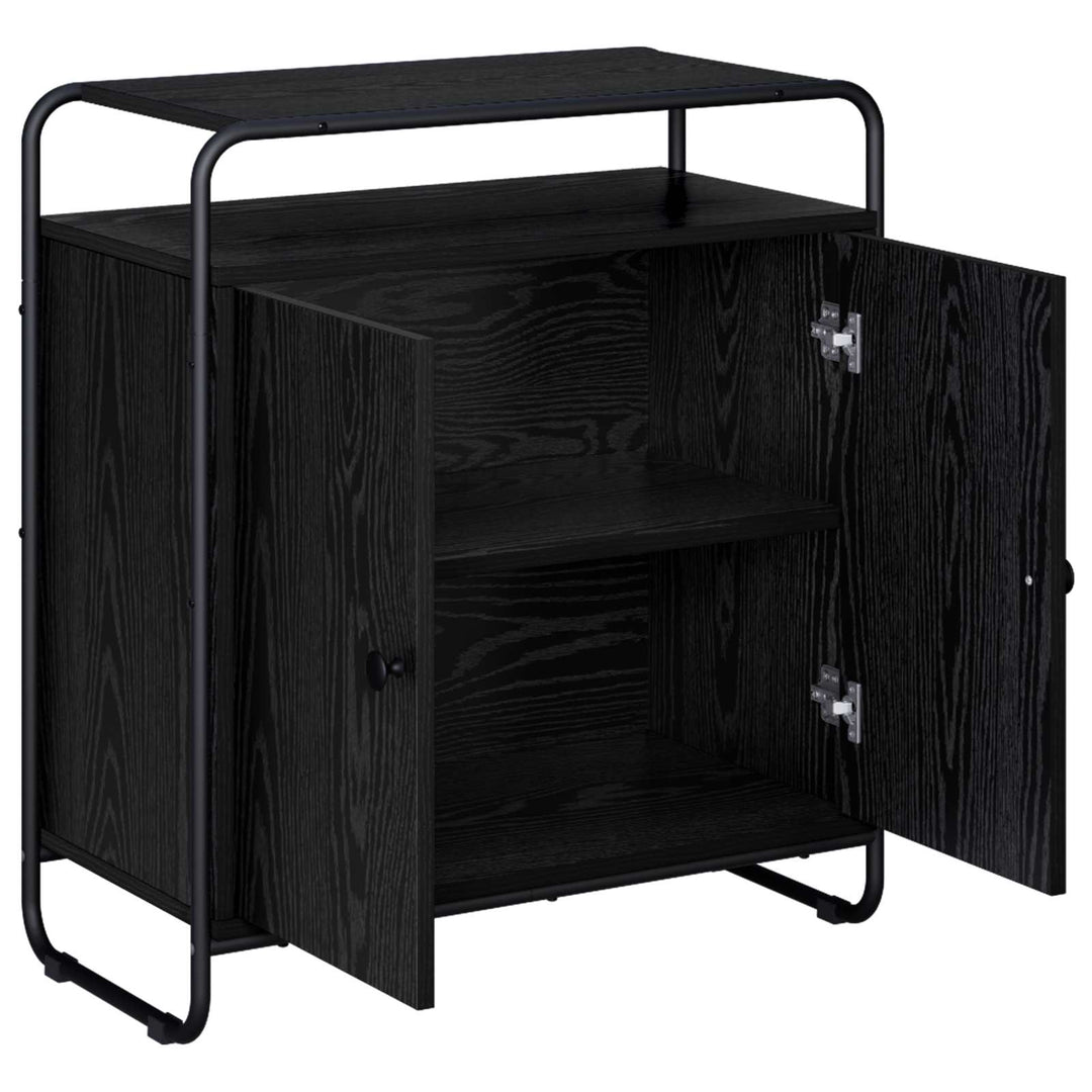Skænk Sort eg 68 x 35 x 75 cm Konstrueret træ