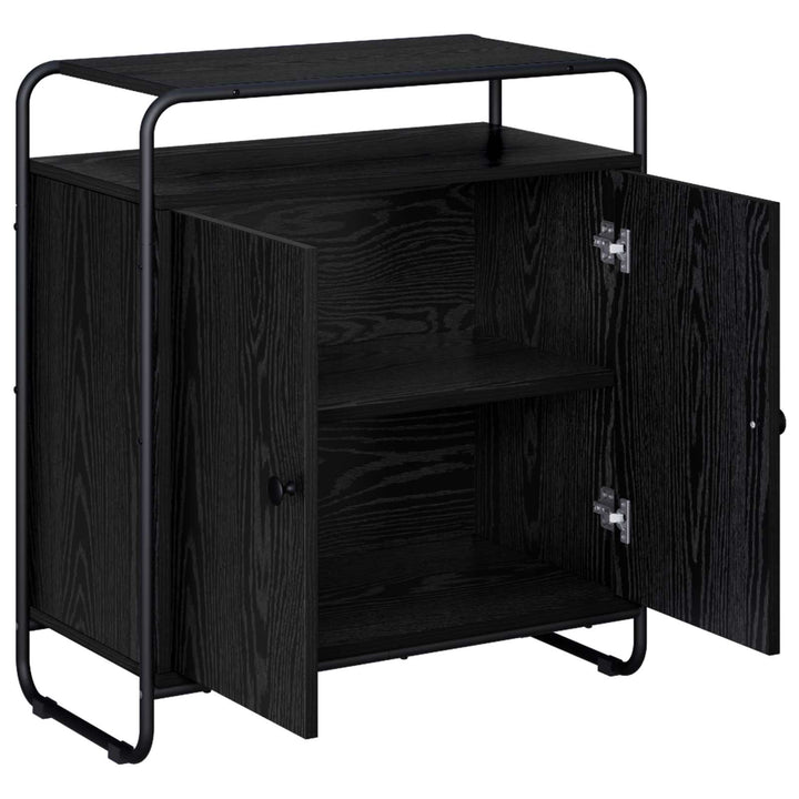 Skænk Sort eg 68 x 35 x 75 cm Konstrueret træ