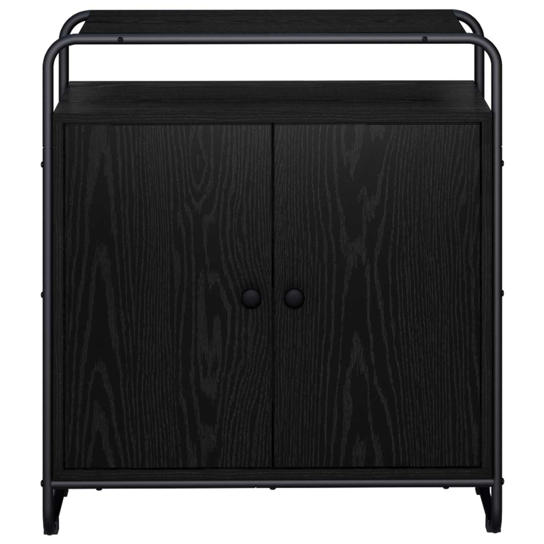 Skænk Sort eg 68 x 35 x 75 cm Konstrueret træ