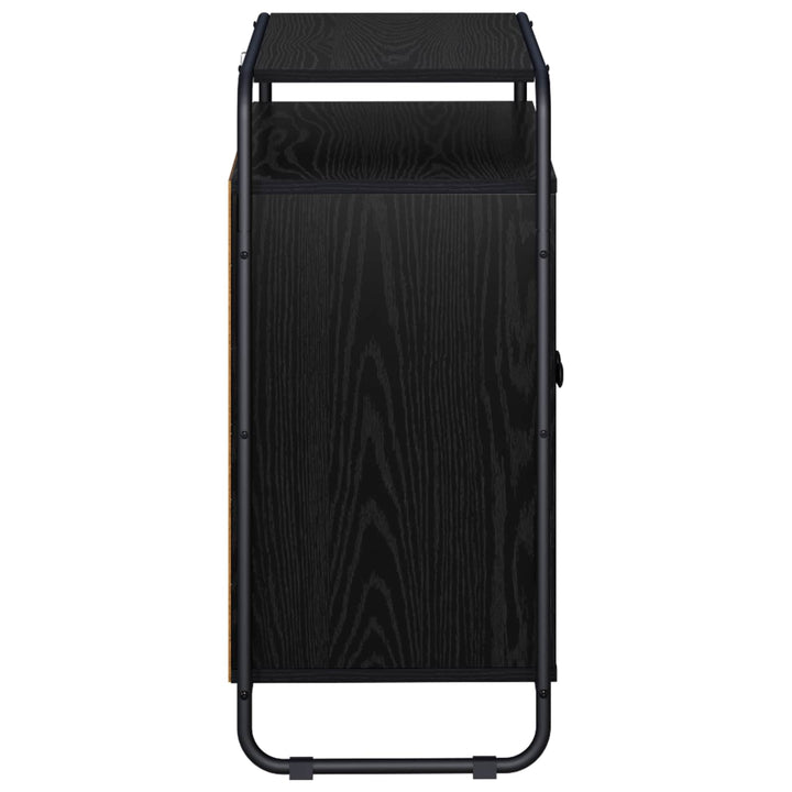 Skænk Sort eg 68 x 35 x 75 cm Konstrueret træ