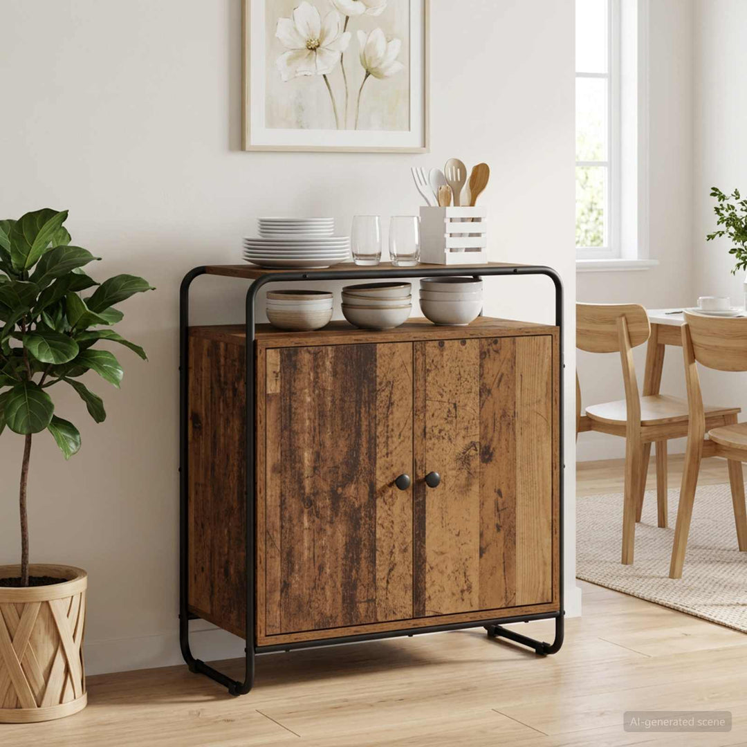 Skænk Gammelt træ 68 x 35 x 75 cm Konstrueret træ