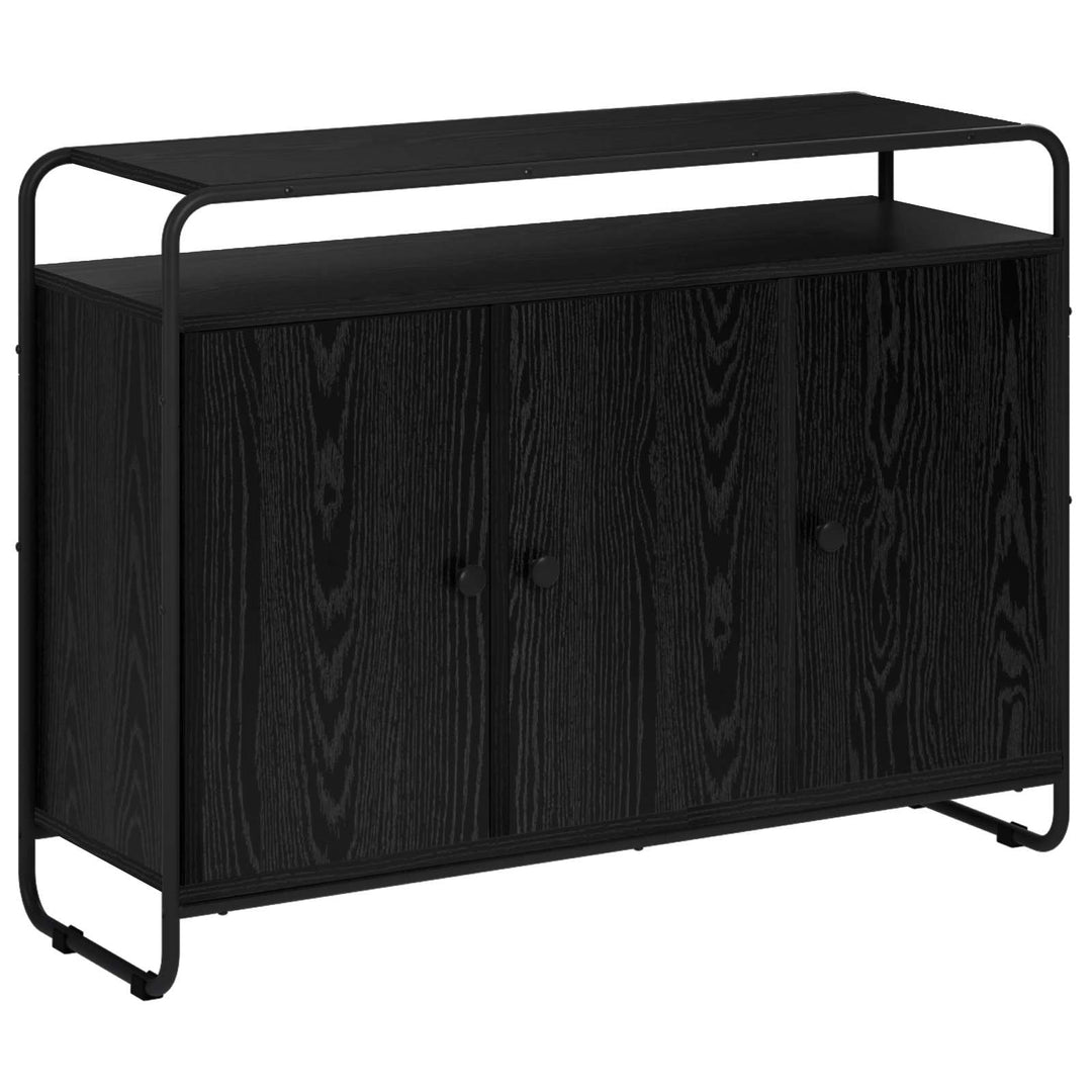 Skænk Sort eg 102 x 35 x 75 cm Konstrueret træ