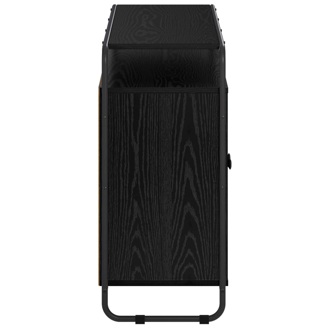 Skænk Sort eg 102 x 35 x 75 cm Konstrueret træ