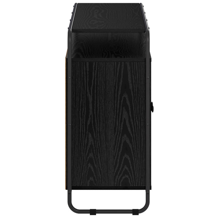 Skænk Sort eg 102 x 35 x 75 cm Konstrueret træ