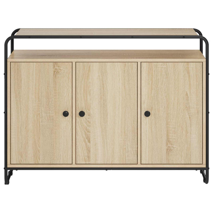 Skænk Sonoma-eg 102 x 35 x 75 cm Konstrueret træ