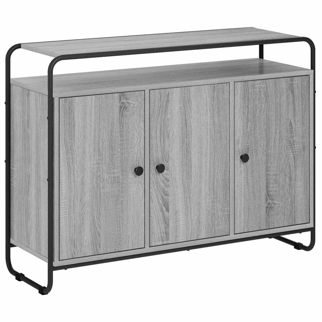 Skænk Grå Sonoma 102 x 35 x 75 cm Konstrueret træ