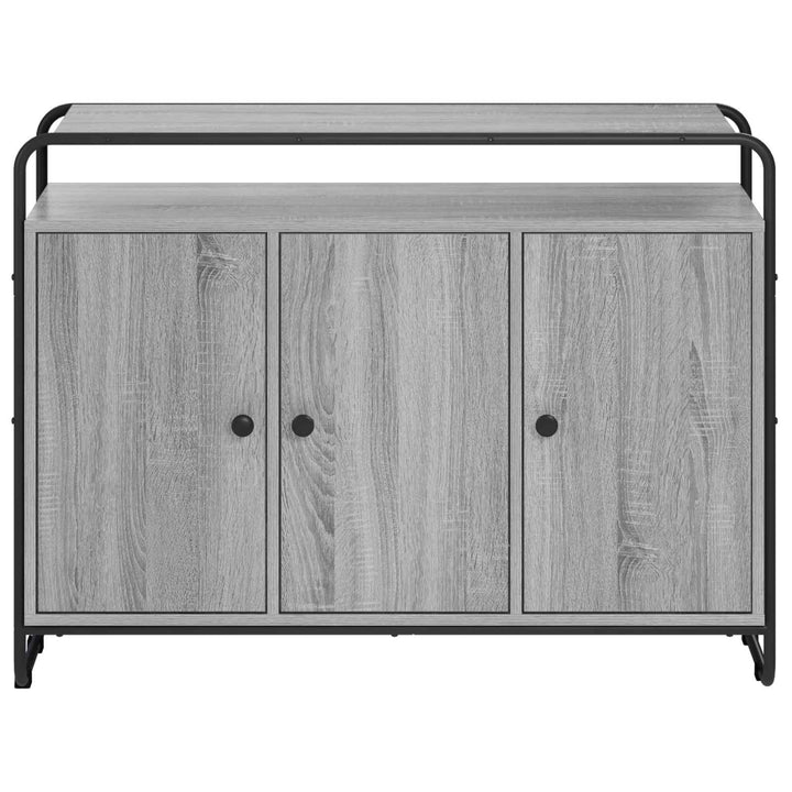 Skænk Grå Sonoma 102 x 35 x 75 cm Konstrueret træ