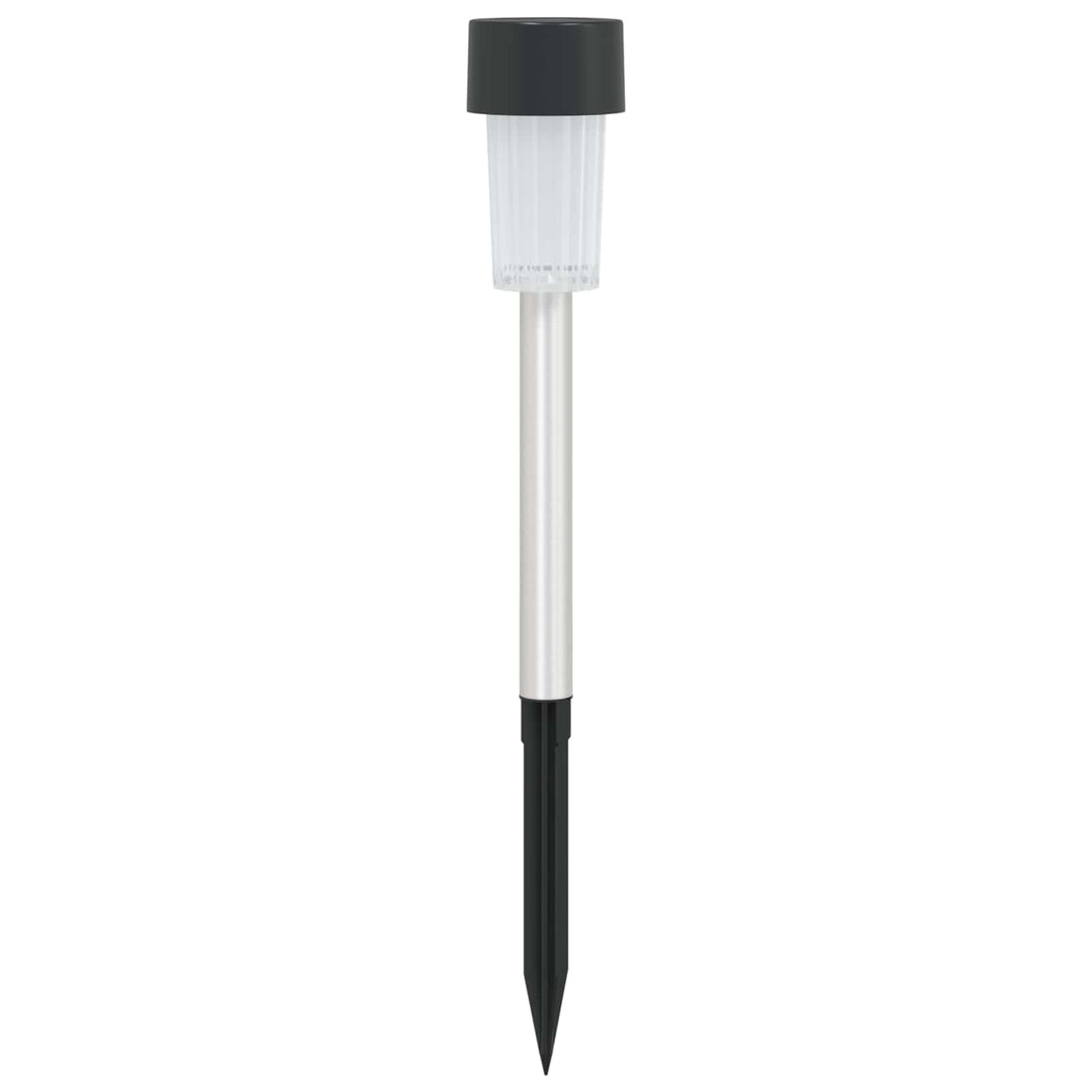 Udendørs sollys med jordspyd 24 pcs Varm hvid 29,5 cm
