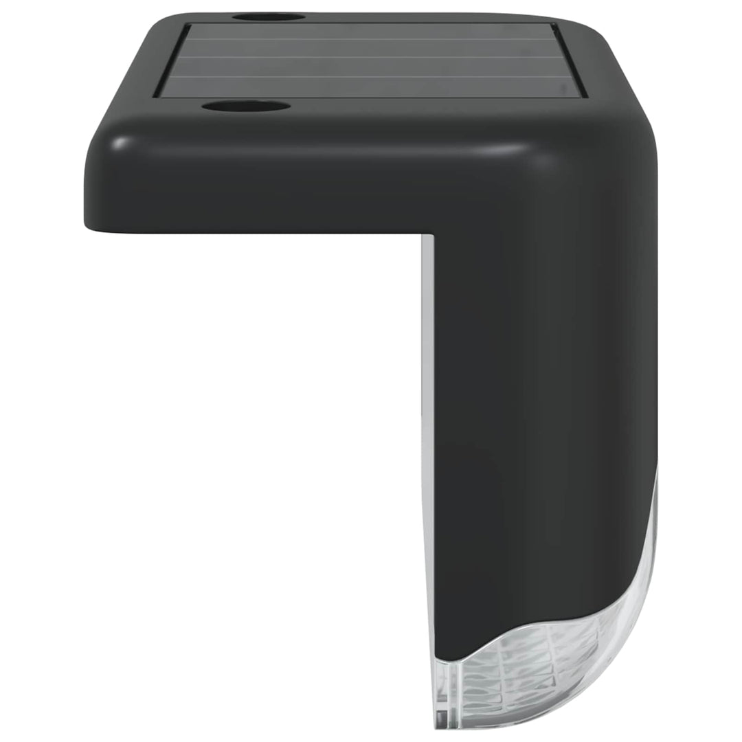 Udendørs sollys med jordspyd 8 pcs Varm hvid 4,5 cm ABS og PS