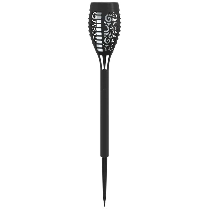 Udendørs sollys med jordspyd 12 pcs Varm hvid 47,5 cm ABS