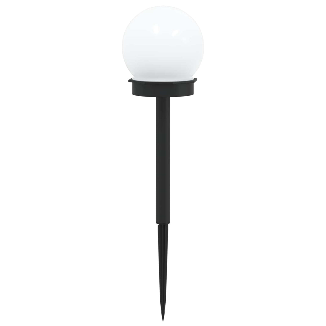 Udendørs sollys med jordspyd 4 pcs Varm hvid 38,5 cm ABS
