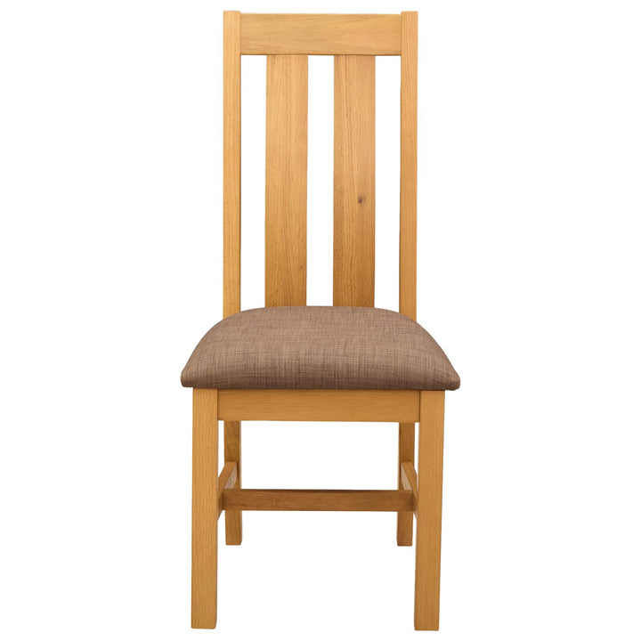 Spisestuestol 2 pcs Massivt Eg Træ Grå 45 x 54 x 100 cm