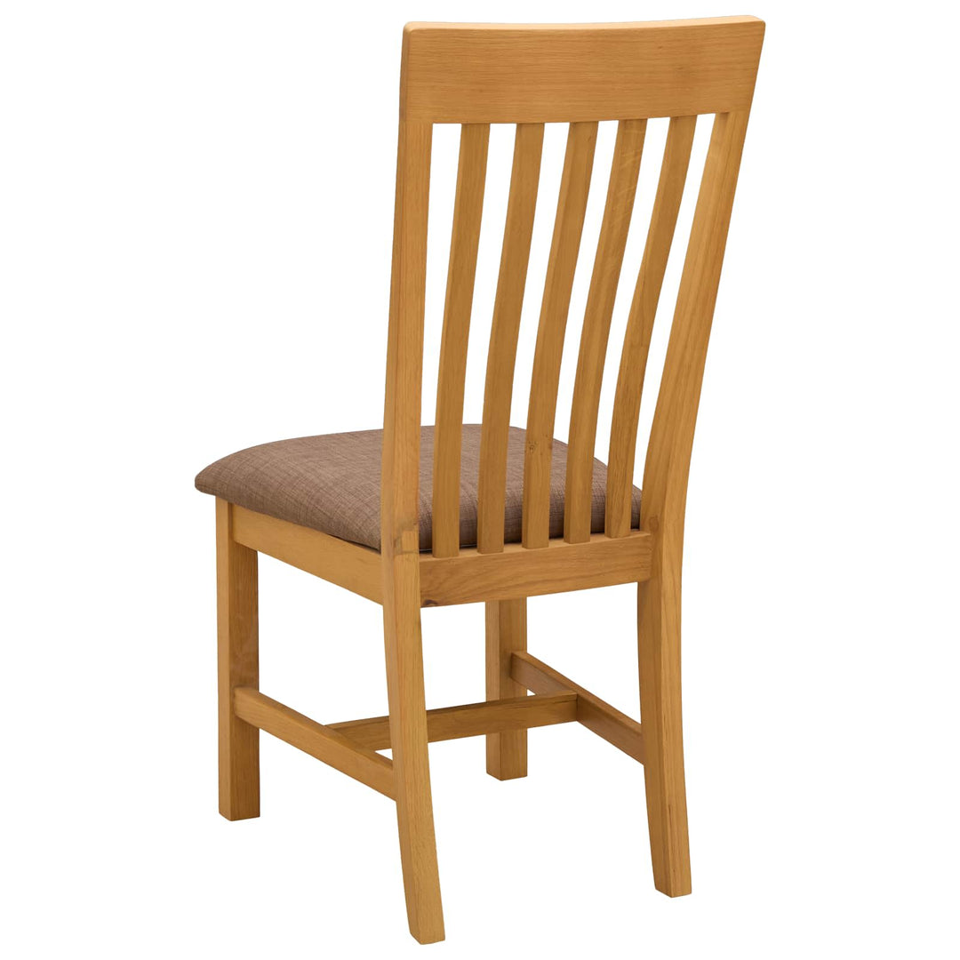 Spisestuestol 2 pcs Massivt Eg Træ Grå 45 x 59,5 x 100 cm