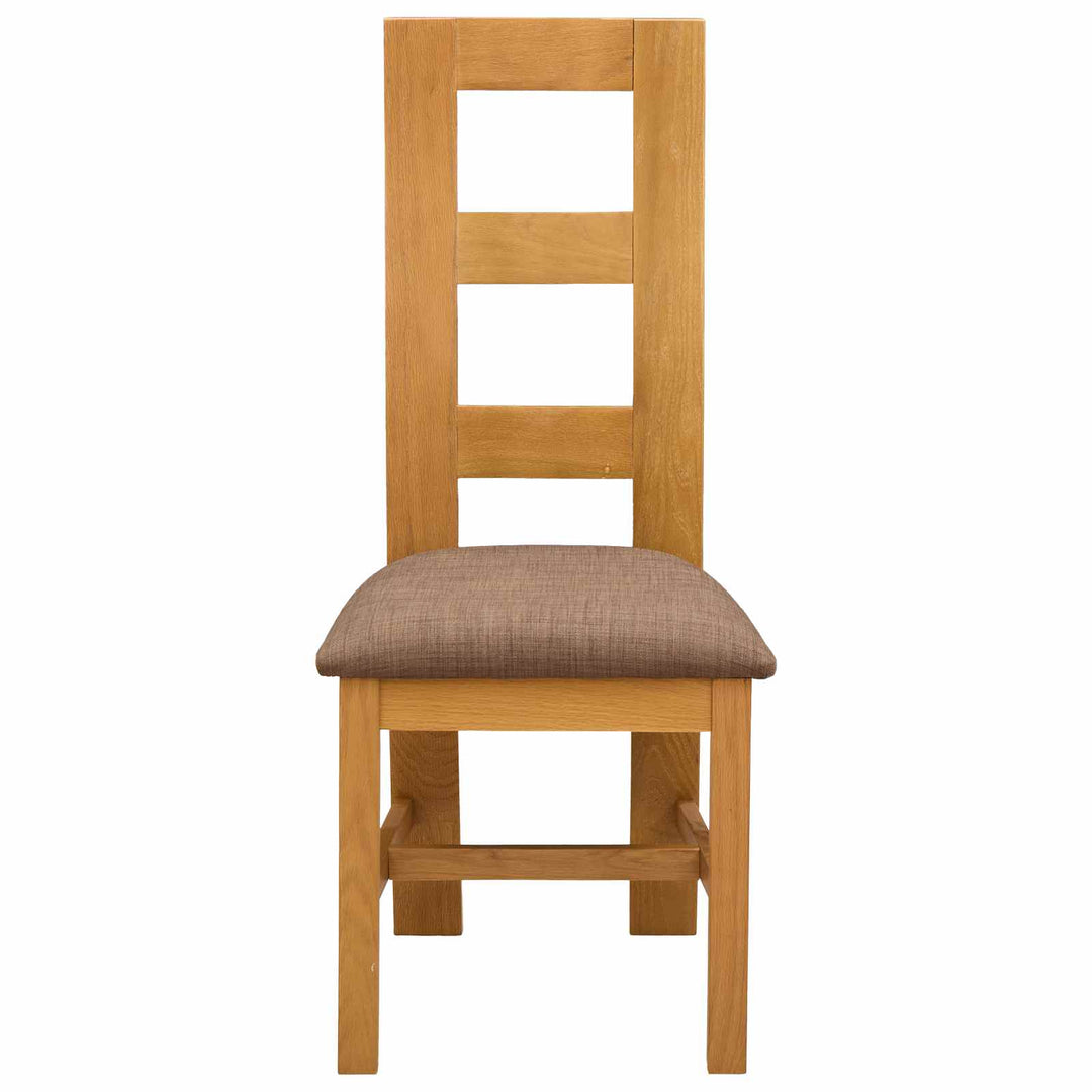 Spisestuestol 2 pcs Massivt Eg Træ Grå 45 x 51 x 105 cm