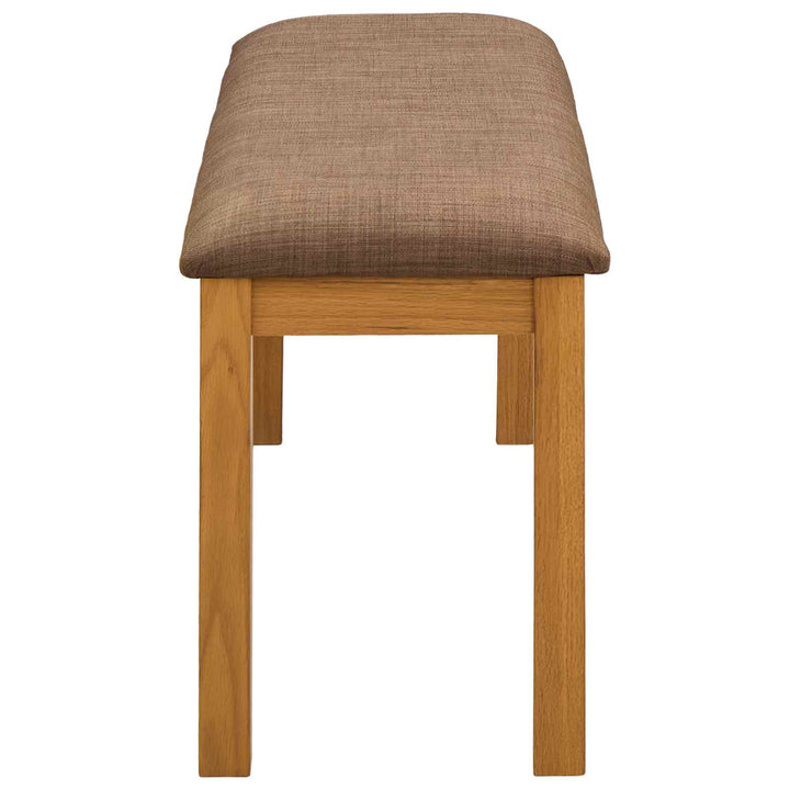 Spisebænk 95 x 32 x 45 cm Massivt Eg Træ Grå