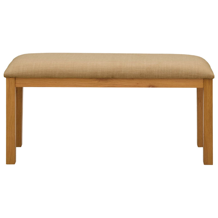 Spisebænk 95 x 32 x 45 cm Massivt Eg Træ Beige