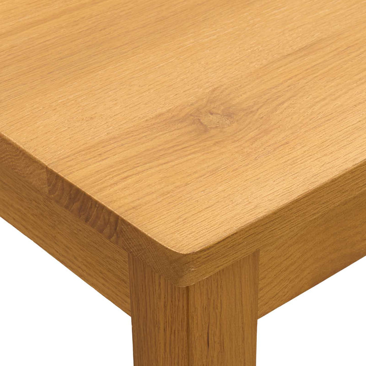 Spisebord 75 x 75 x 75,5 cm Massivt Eg Træ Naturfarvet