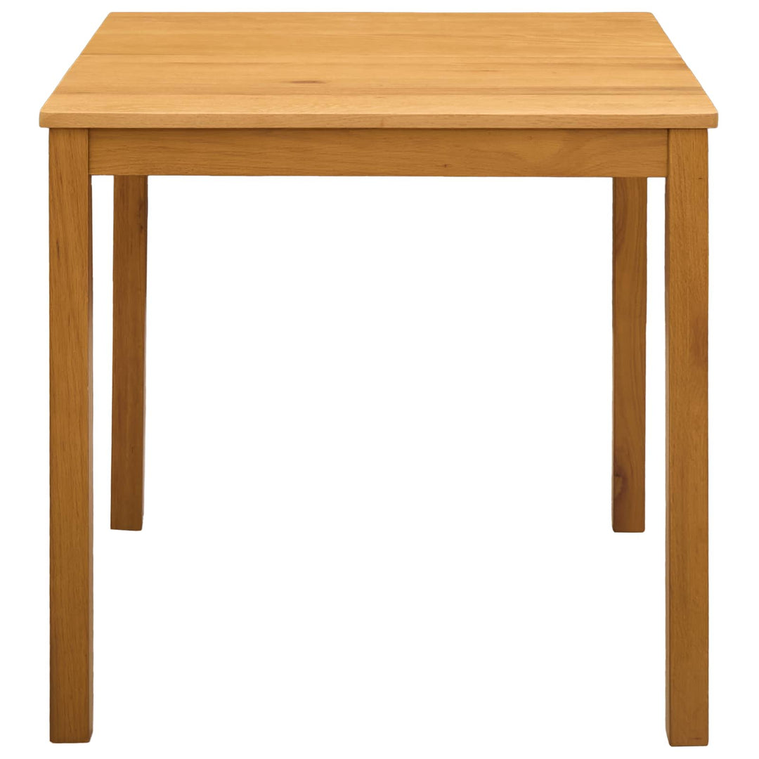 Spisebord 75 x 75 x 75,5 cm Massivt Eg Træ Naturfarvet
