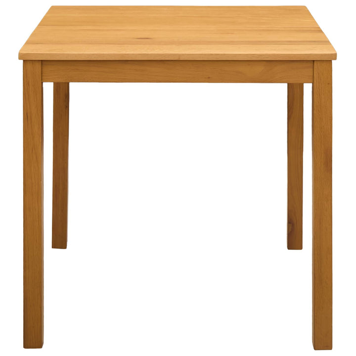 Spisebord 75 x 75 x 75,5 cm Massivt Eg Træ Naturfarvet