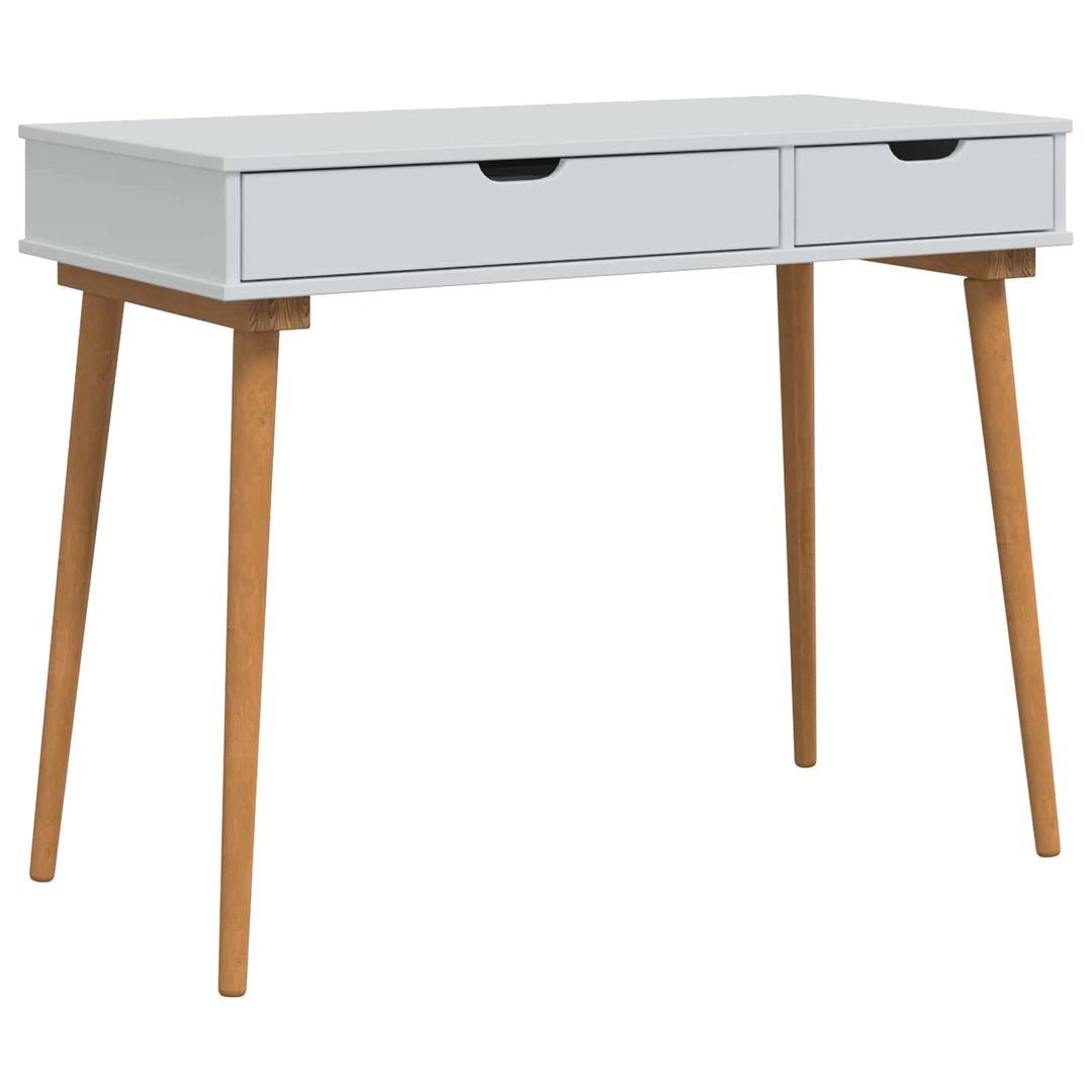 Makeupbord Sæt FAUSKE 2 pcs Hvid 100 x 50 x 103,5 cm