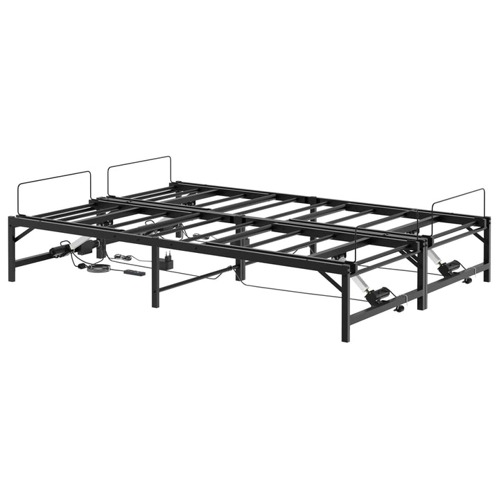 Elektrisk Justerbar Sengetramme Sort 120 x 200 cm Stål