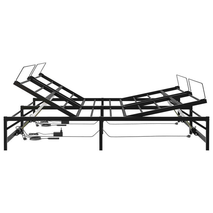 Elektrisk Justerbar Sengetramme Sort 160 x 200 cm Stål