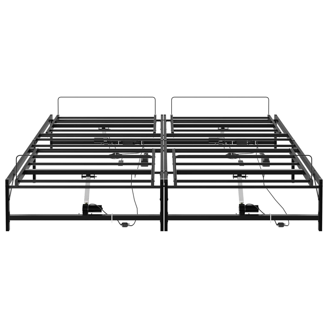 Elektrisk Justerbar Sengetramme Sort 193 x 203 cm Stål