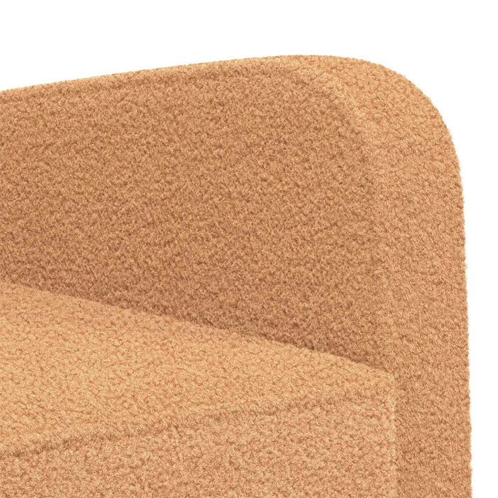 Lænestol Beige Imiteret lammeuld
