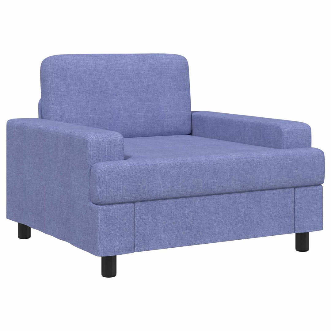 Lænestol Jeans blå Stof