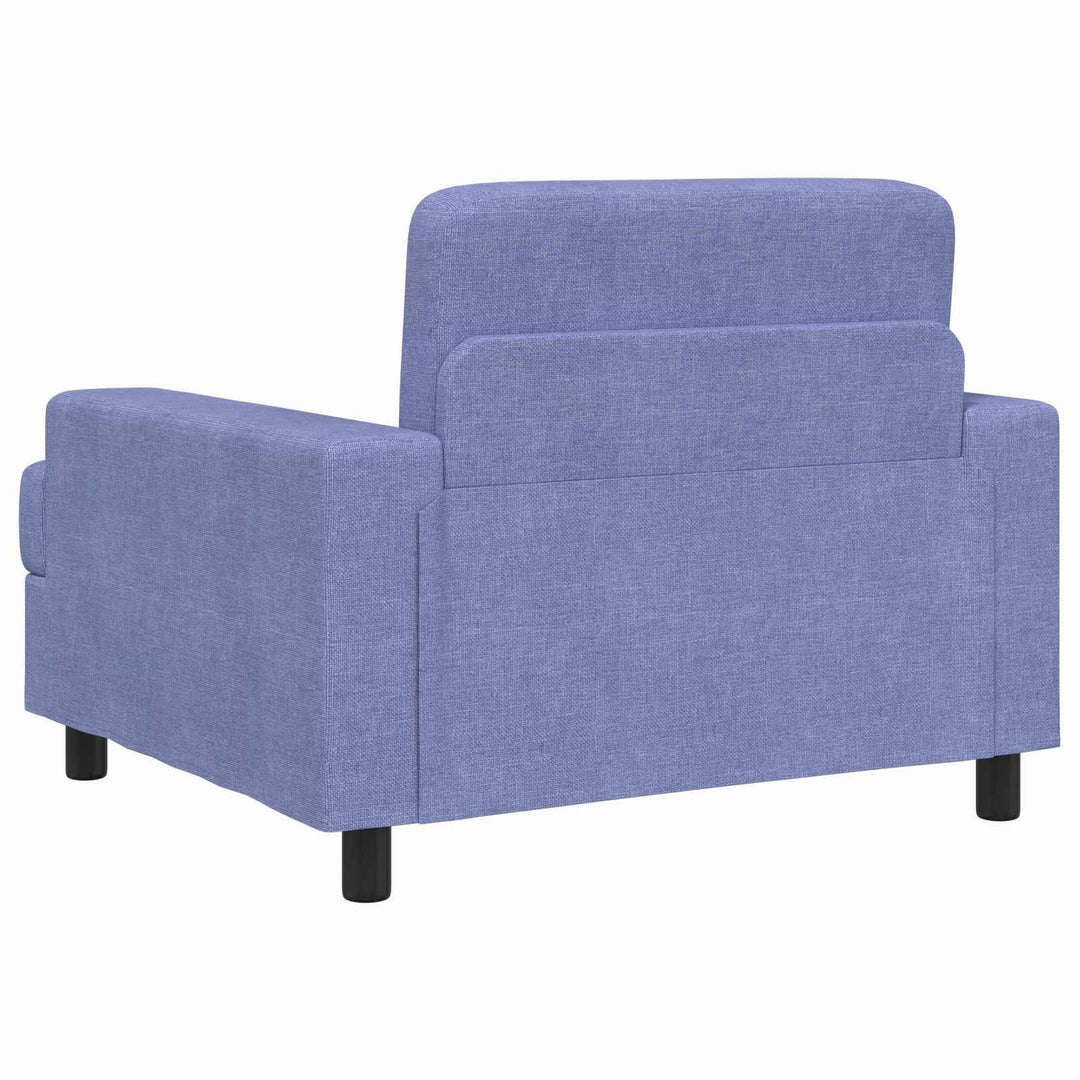 Lænestol Jeans blå Stof