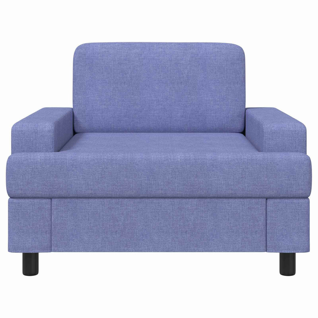 Lænestol Jeans blå Stof