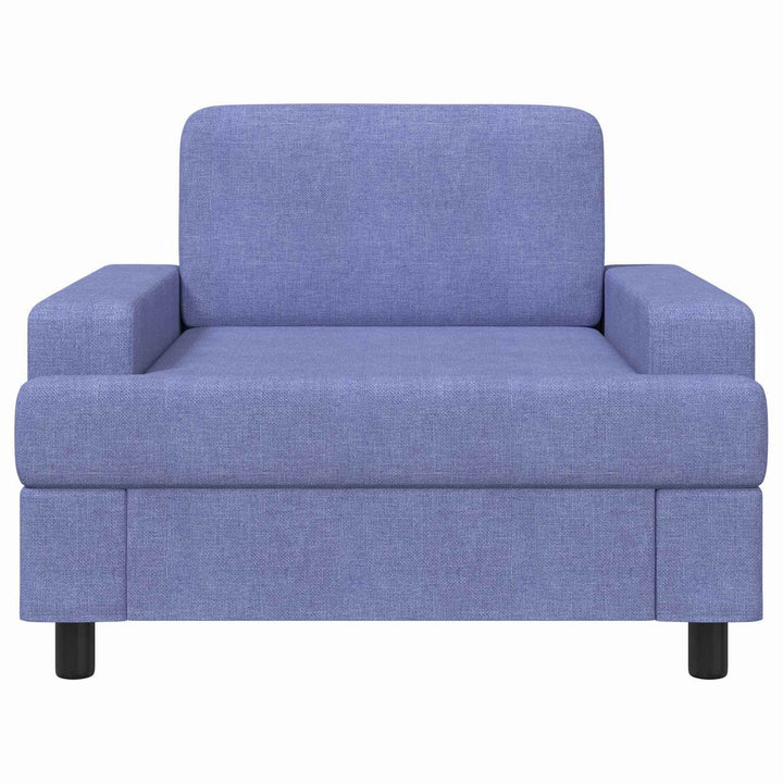 Lænestol Jeans blå Stof