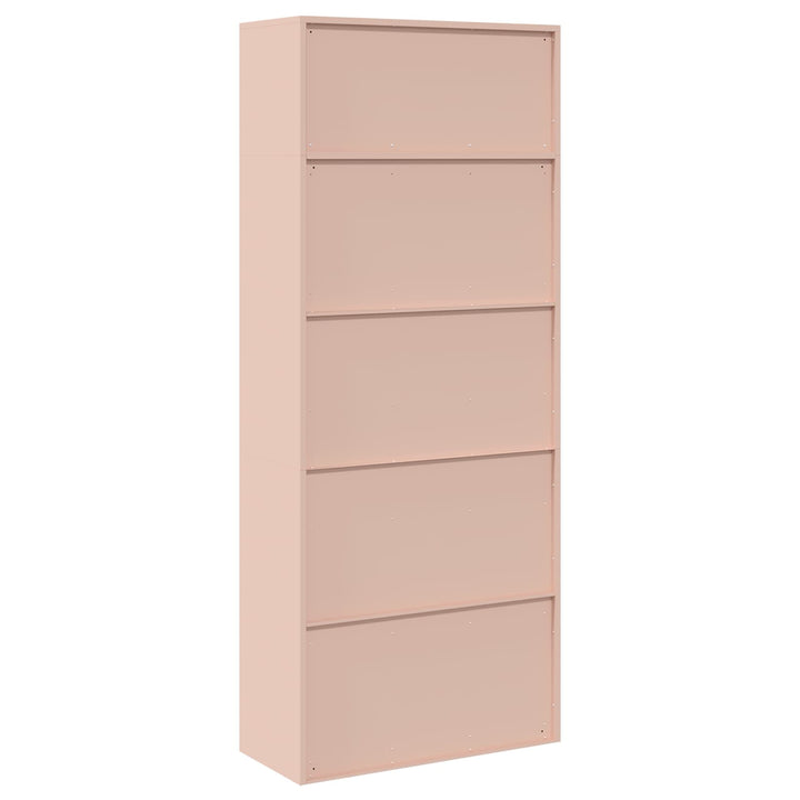 Opbevaringsskab 2 stk. Lyserød 90 x 40 x 220 cm Stål Låses