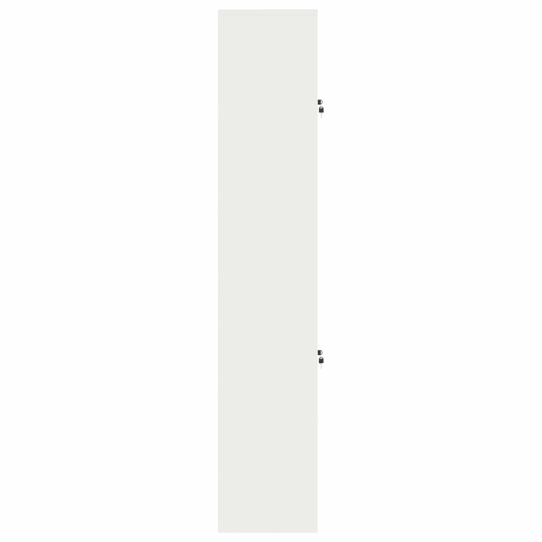 Opbevaringsskab 2 stk. 60 x 40 x 210 cm Stål Låses