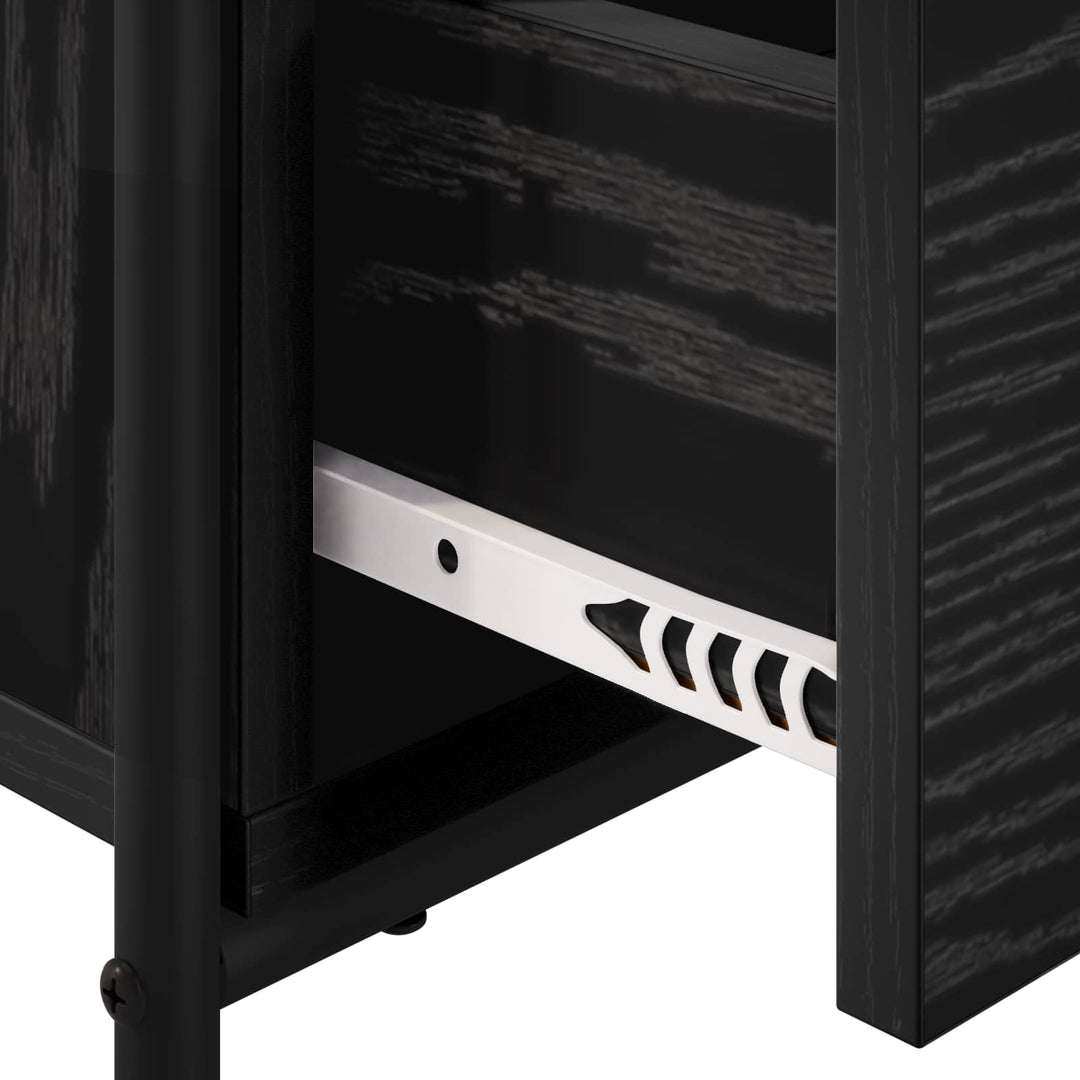Natskab Sort eg 40 x 30 x 50 cm Konstrueret træ