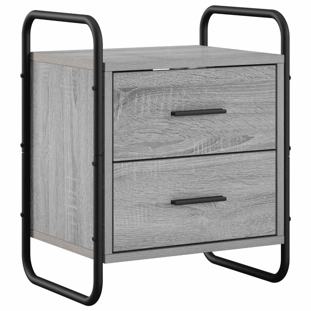 Hængende Natbord Grå Sonoma 40 x 30 x 50 cm Konstrueret træ