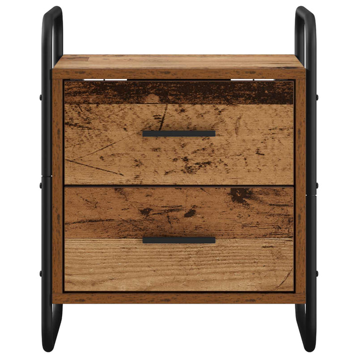 Hængende Natbord Gammelt træ 40 x 30 x 50 cm Konstrueret træ