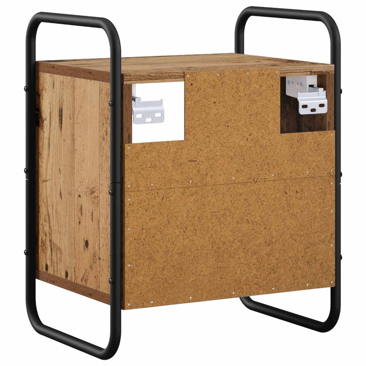 Hængende Natbord Gammelt træ 40 x 30 x 50 cm Konstrueret træ