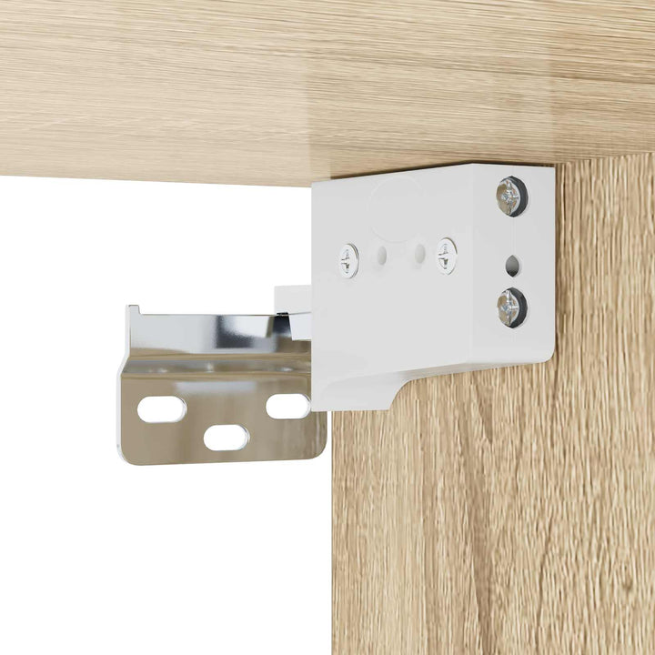 Hængende Natbord 2 stk. Sonoma-eg 40 x 30 x 60 cm