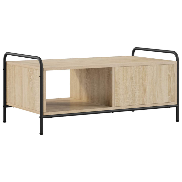 Sofabord Sonoma-eg 90 x 49 x 41 cm Konstrueret træ